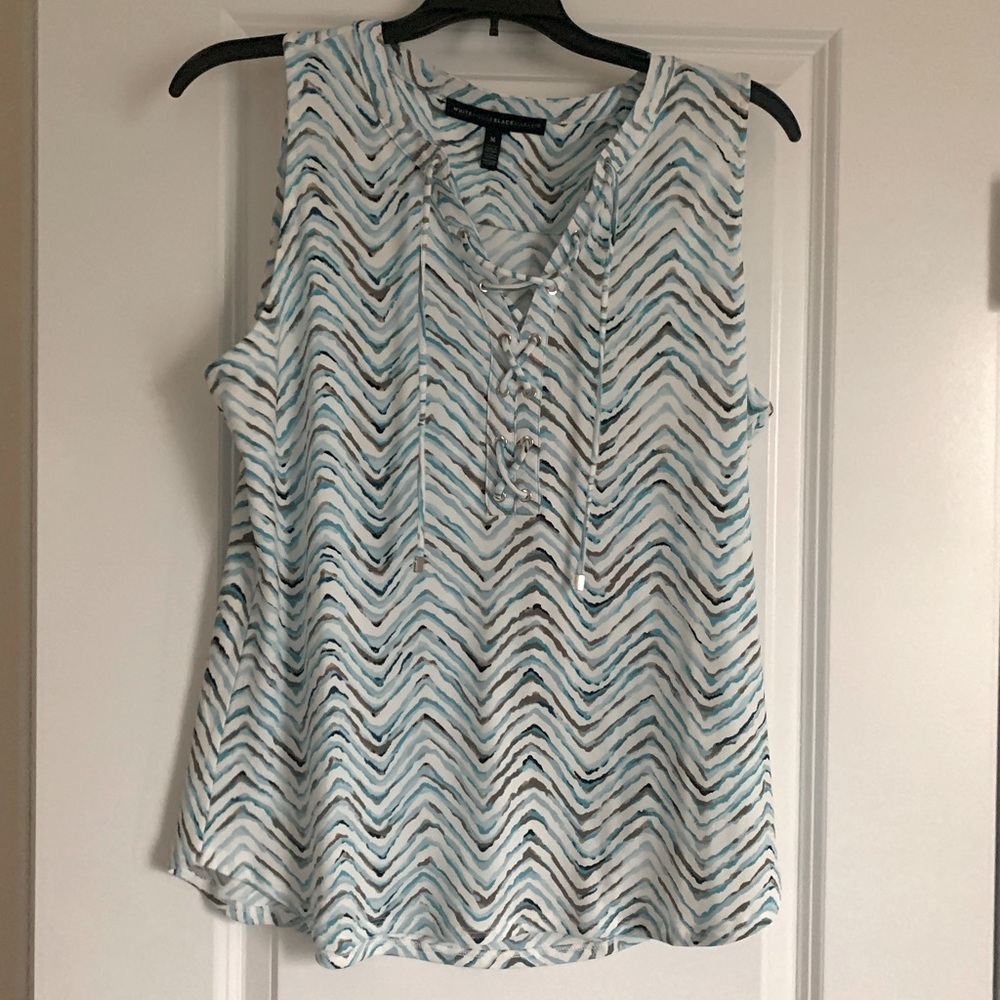 White House Black Market sleeveless blouse